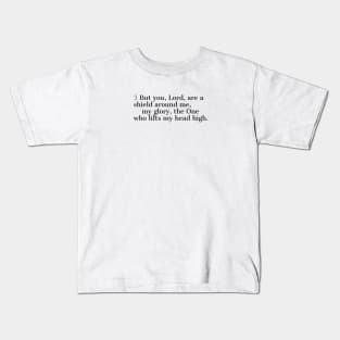 Psalm 3:3 Scripture Bible Verse Kids T-Shirt